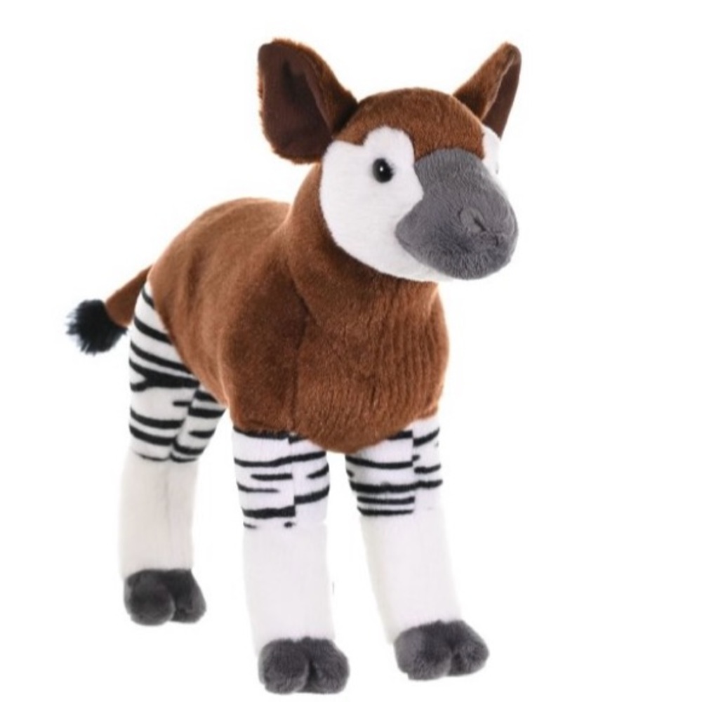Wild Republic Okapi Africa Zoo 12 inch Plush